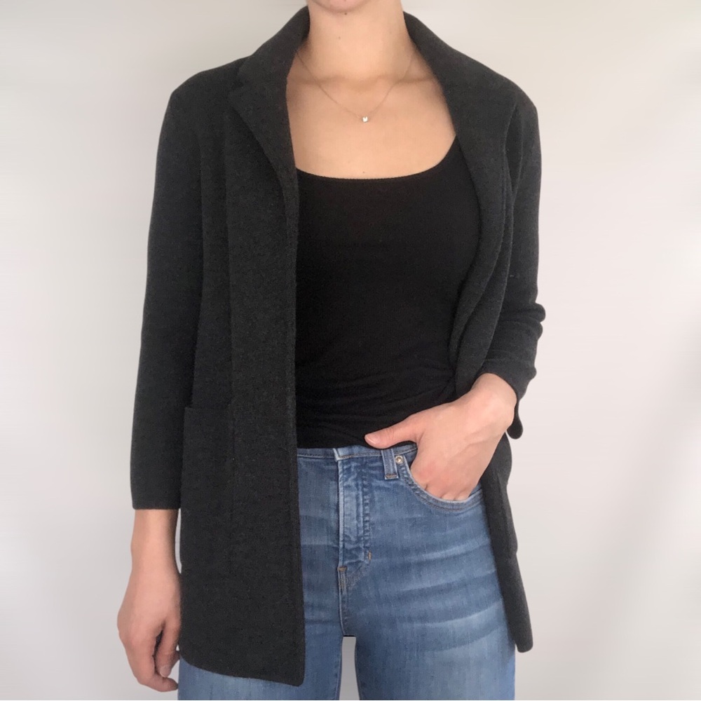 J Crew Sophie open front sweater blazer Size XS
